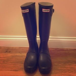 Hunter tall rain boots
